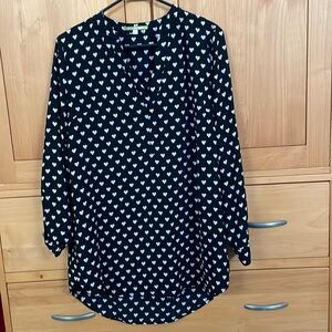 Gianni Bini black with white blouse